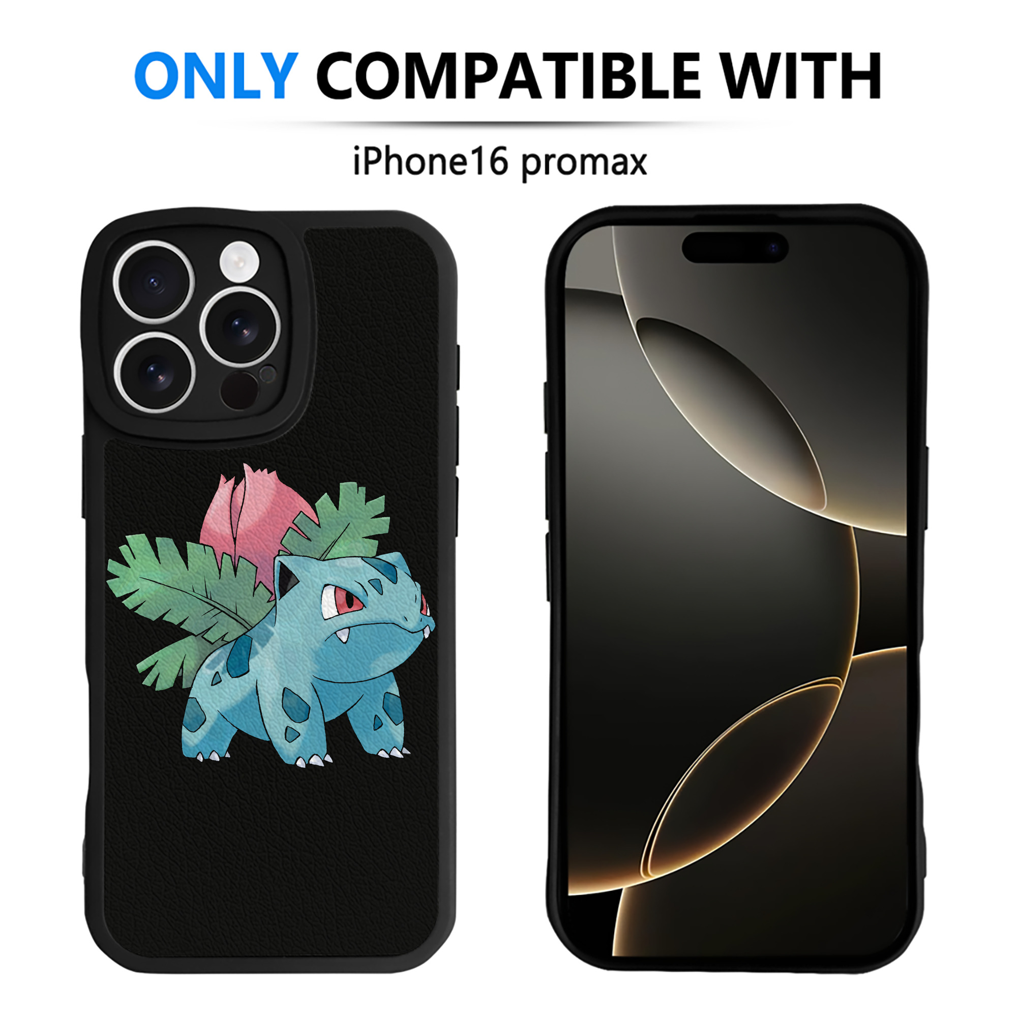 （画像用） ポケットモンスター Pokémon 【iPhone 16シリーズ対応】シリコンスマホケース（レザー調） 材質：シリコン